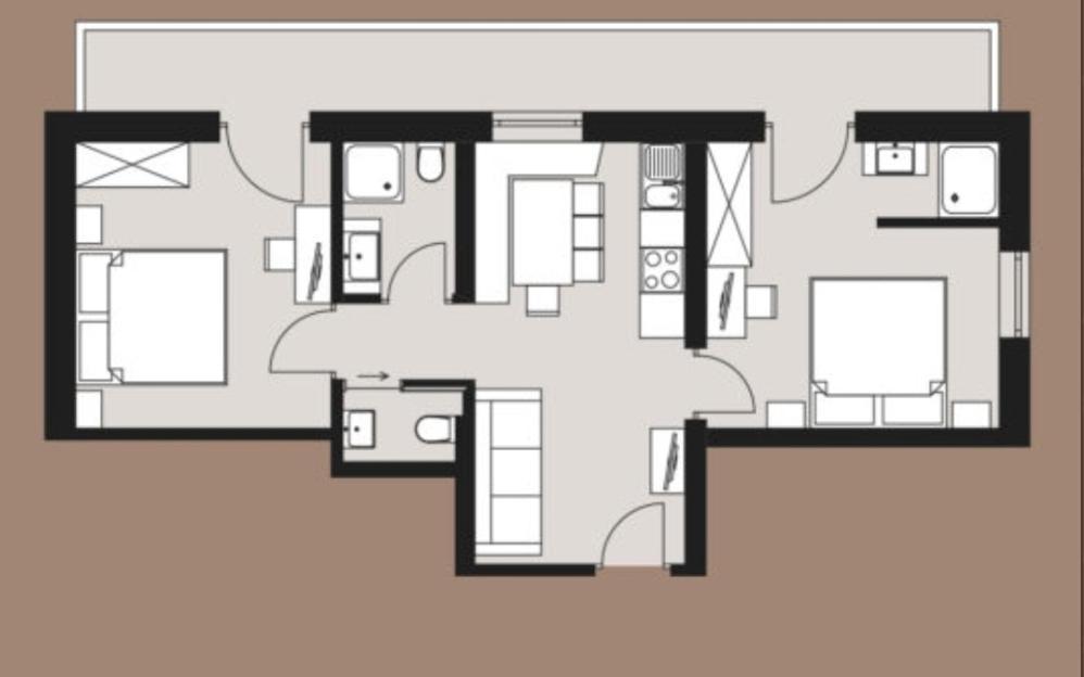 Haus Spielbichl Lägenhet San Lorenzo di Sebato Exteriör bild